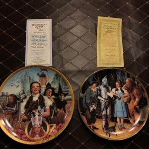 The Wizard of Oz collectible plates